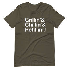 Grillin' Chillin' Refillin' Tee