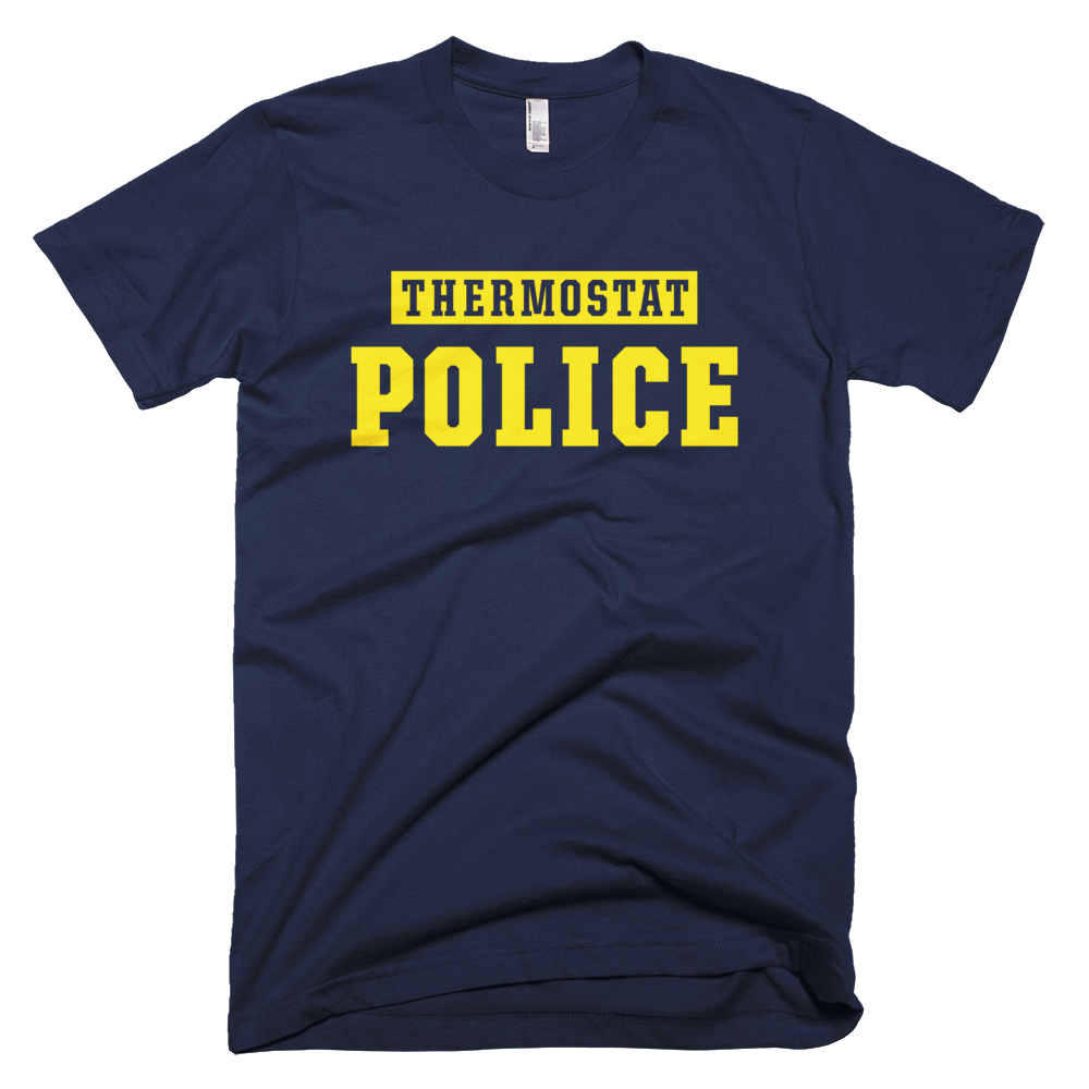 Thermostat Police Navy T-Shirt