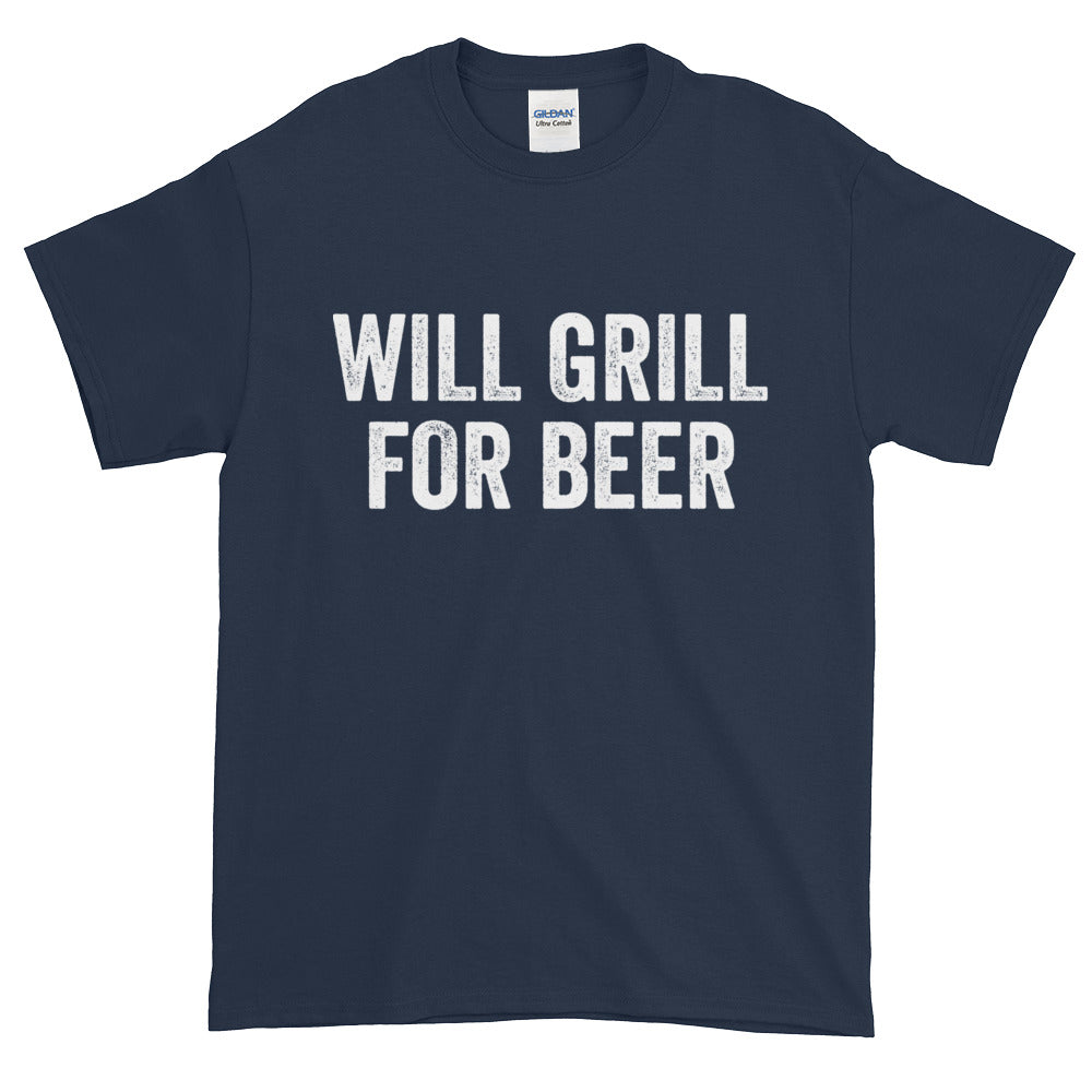 Will Grill For Beer T-Shirt