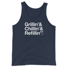 Grillin' Chillin' Refillin' Tank Top